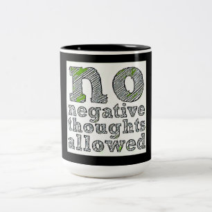 Mug à deux tons noir 15 oz