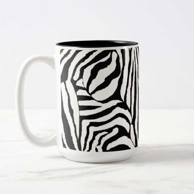 Mug à deux tons Poster de animal écotique - 15 oz (Gauche)