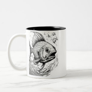 Mug à deux tons Serene Koi Pond - 11 oz