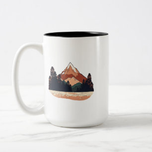 Mug à deux tons Serene Mountain - 15 oz