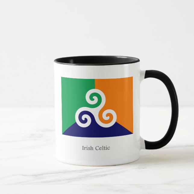 Mug à drapeau celtique irlandais (Droite)