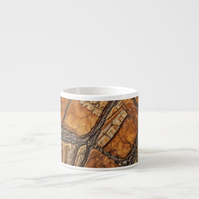 Mug à espresso (Motifs pierre-2) (Devant)