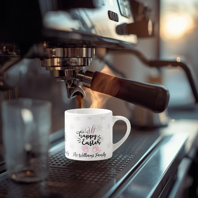 Mug à espresso Pâques personnalisé et joyeux (Créateur téléchargé)