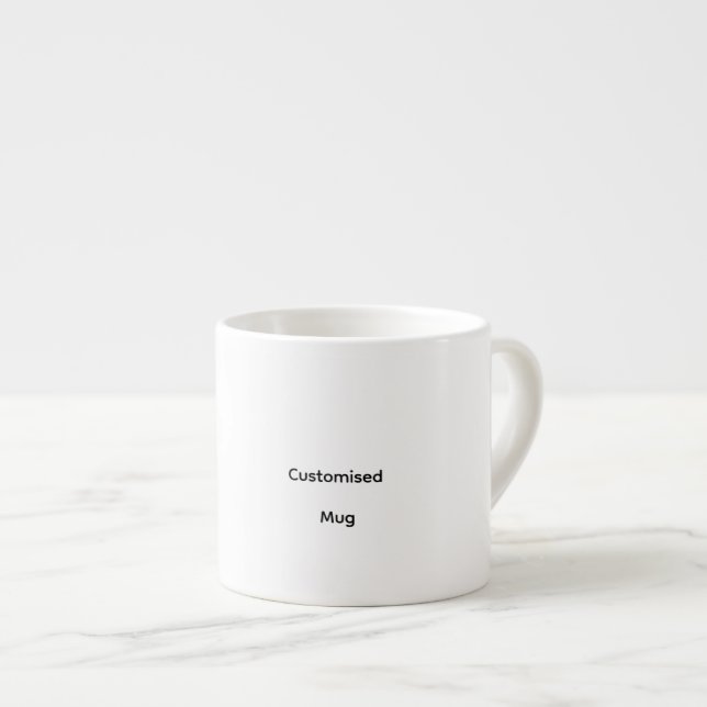 Mug à espresso personnalisé (Devant droit)