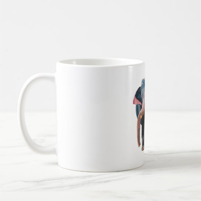 Mug A est pour Asian Elephant Keeper (Gauche)