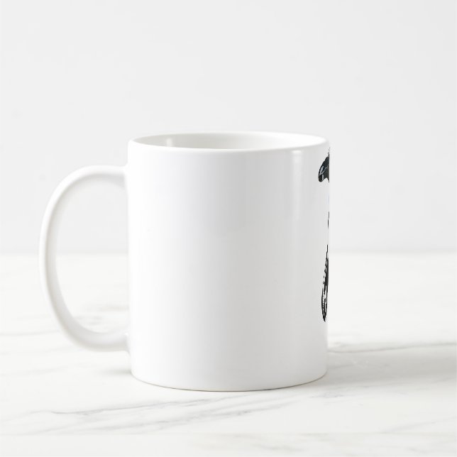 Mug A est pour le pingouin africain (Gauche)