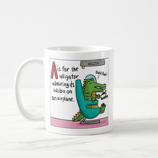 Mug A est pour le T-Shirt Adobo Alligator (Gauche)