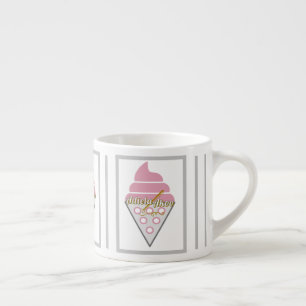 Mug à expresso Glace irrésistible par Adiela Akoo