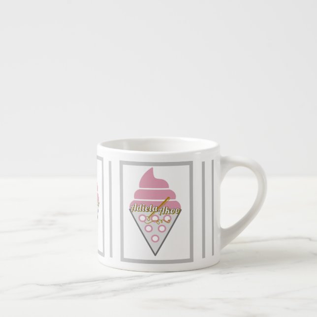Mug à expresso Glace irrésistible par Adiela Akoo (Droite)