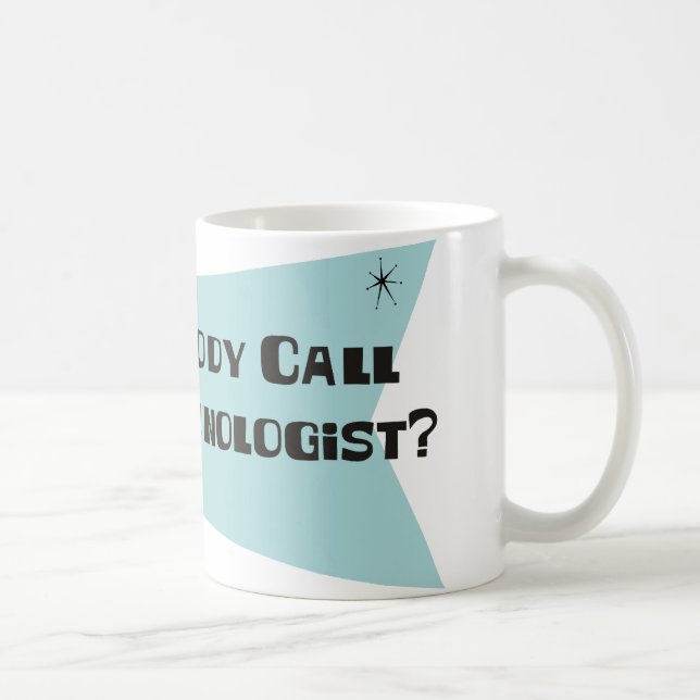 Mug A fait quelqu'un appel pour un immunologiste (Droite)