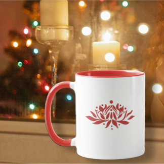 Mug à fleurs de lotus comestibles