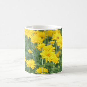 Mug à fleurs jaunes