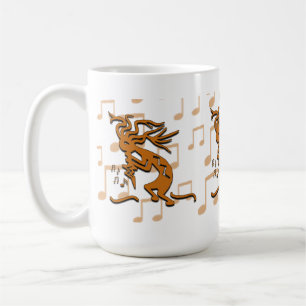 Mug À gauche face Kokopelli Merrymaker musical