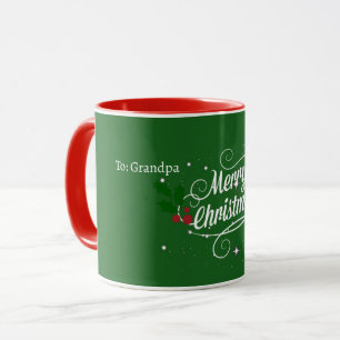 Mug À : Grand-père, Joyeux Noël,