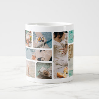 Mug à Grille de 8 Photos | Cadeau de Mug Photo Per