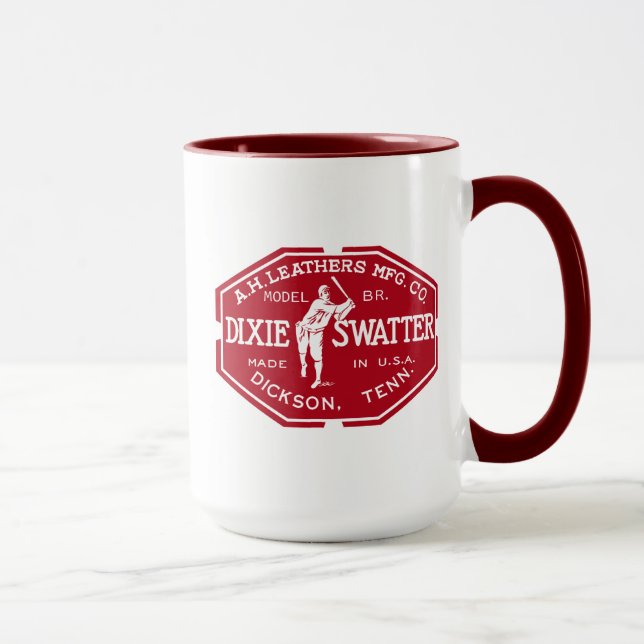Mug A.H. Leathers Dixie Swatter Baseball Dickson TN. (Droite)