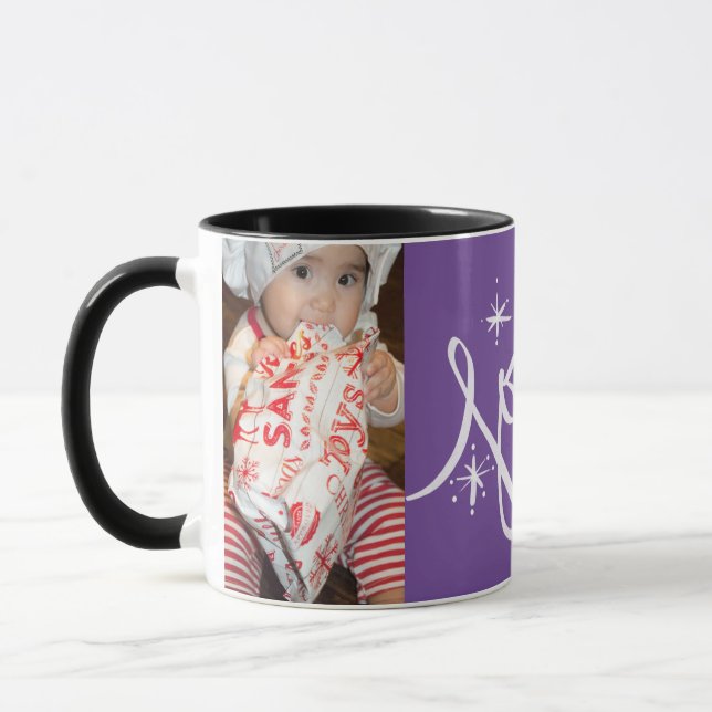 Mug à Joie Dessinée à la Main avec Photo (Gauche)