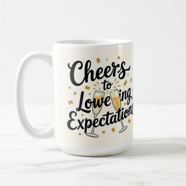 Mug À la baisse des attentes  (Gauche)