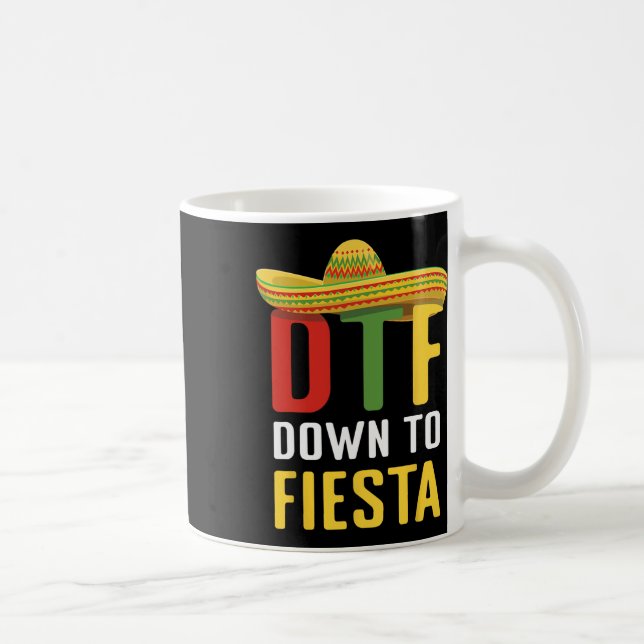Mug À La Fiesta Mexicaine Cinco De Mayo Dtf (Droite)