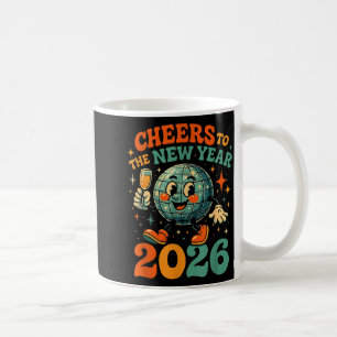 Mug À la nouvelle année 2026 Cadeau Rétro Disco
