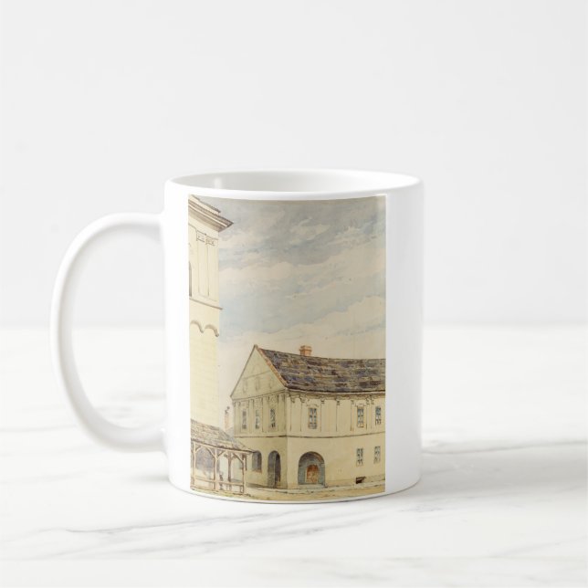 Mug À la tour de l'horloge à Spisska Sobota (Gauche)