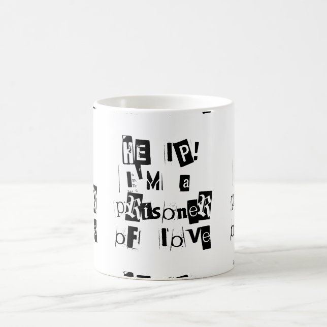Mug À l'aide ! Je suis un prisonnier de l'amour (Centre)