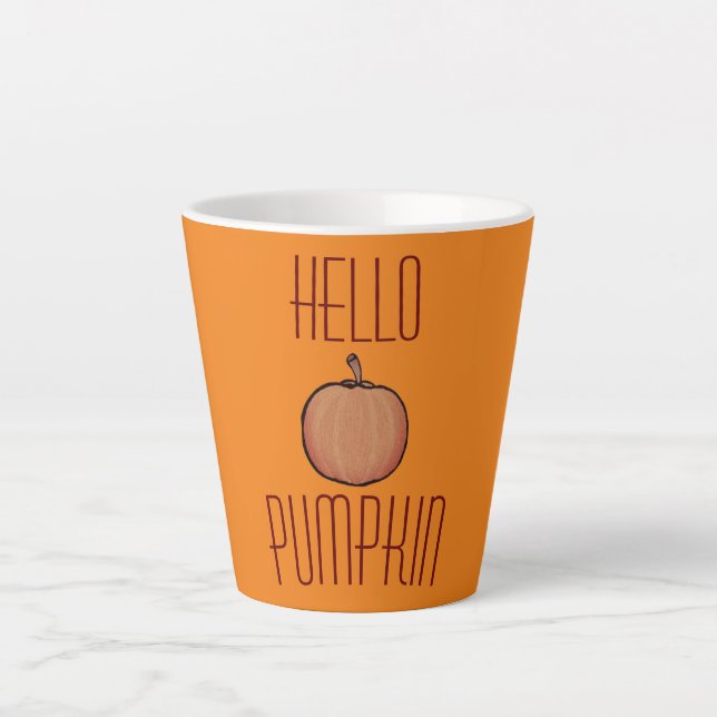 Mug à latte d'automne par Elevated Threat (Devant)
