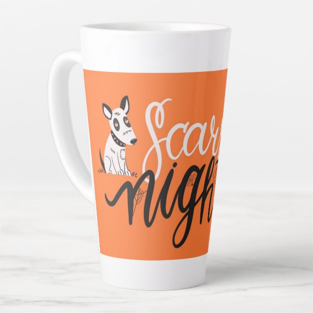Mug à latte Halloween pour chat et chien - Amateur (Angle gauche)