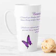 Mug à Latte Papillons Magnifiques