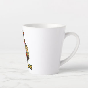 Mug à latte personnalisé pour soudeur avec chat si