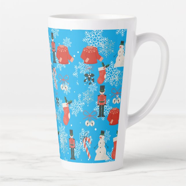 mug à latte style Noël  (Droite)