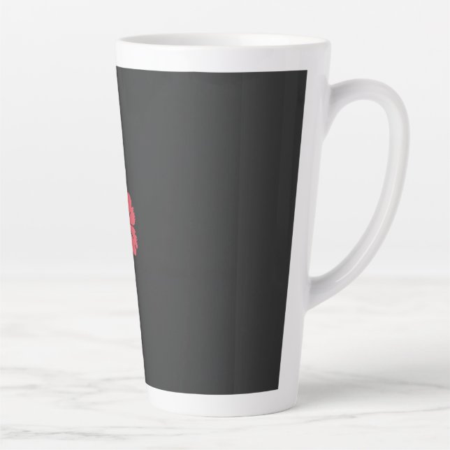 mug à latte tasse à café mug en céramique trèfle | (Droite)