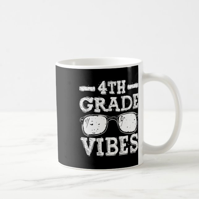 Mug À l'école Vibes de 4e année (Droite)