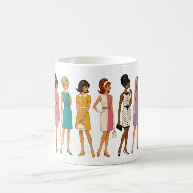 Mug à l'effigie d'une icône de la mode des années  (Centre)