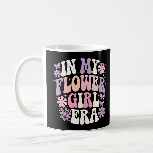 Mug À l'ère de ma fille aux fleurs Rétro Groovy Fleur (Gauche)