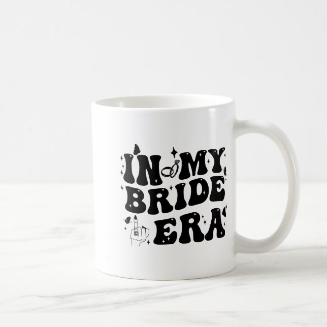 Mug À l'ère de ma mariée Groovy Mariée Enterrement de  (Droite)