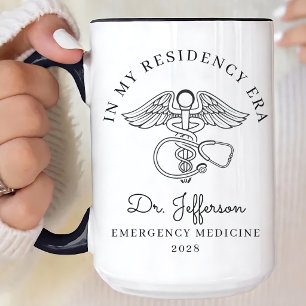 Mug À l'ère de ma résidence Médecin personnalisé du