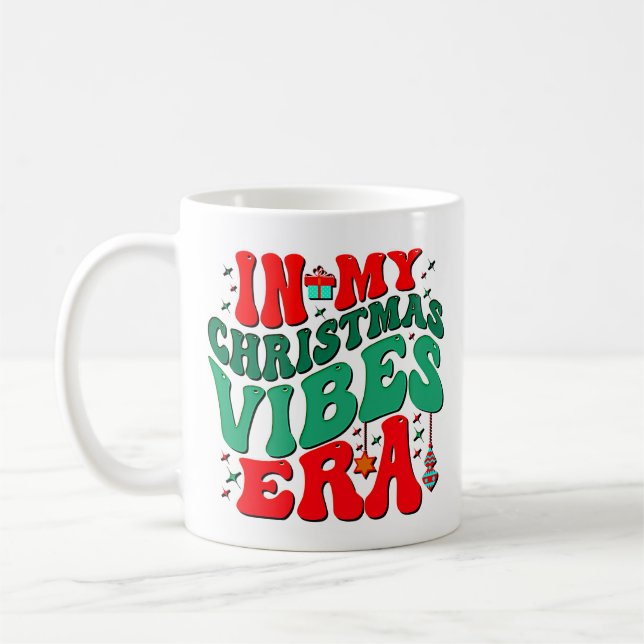 MUG À L'ÈRE DE MES VIBES DE NOËL (Gauche)