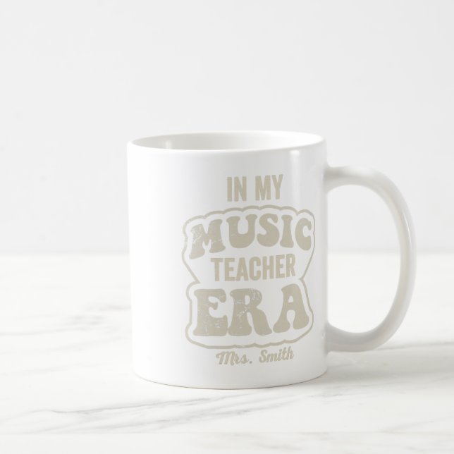 Mug À l'ère de mon professeur de musique Mme Smith Rét (Droite)