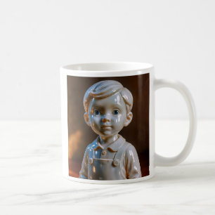 Mug à l'image d'un petit garçon 3D.