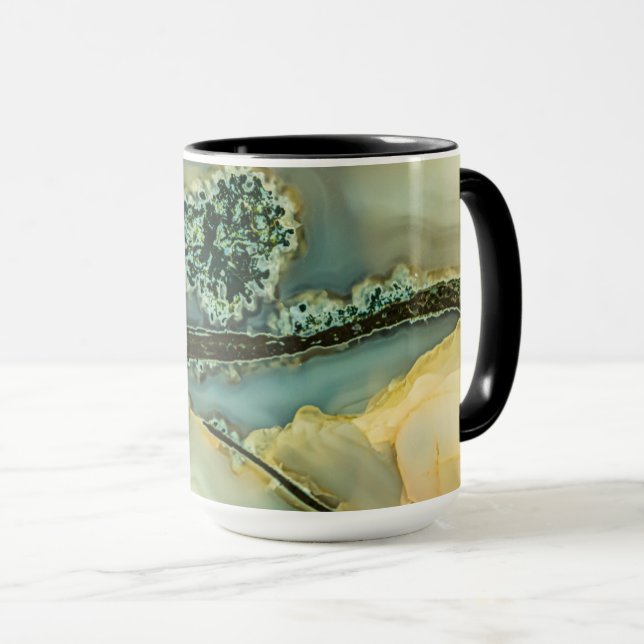 Mug À l'intérieur d'une pierre semi-précieuse (Devant droit)