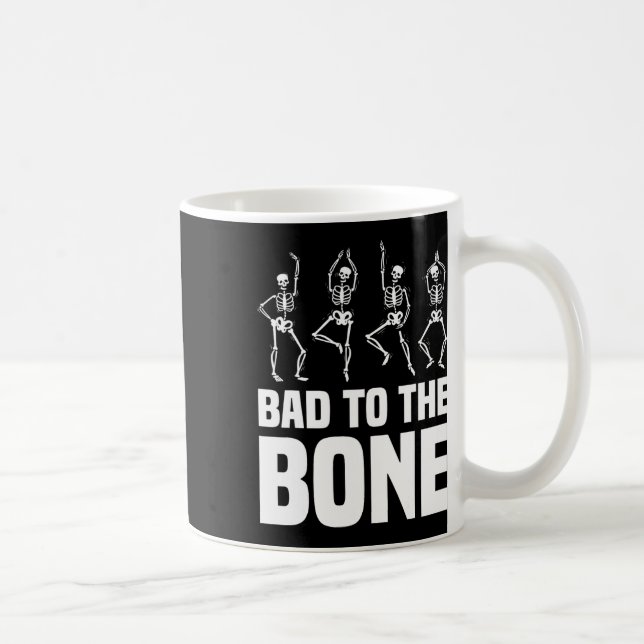 Mug À l'os Squelette drôle Halloween Squelette (Droite)