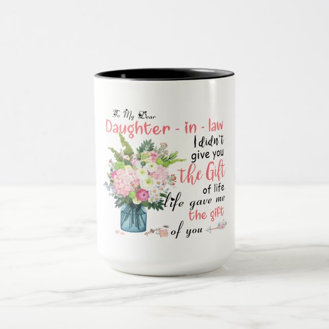 Mug À Ma Chère Fille En Droit La Vie Me Demandez Le Do (Centre)