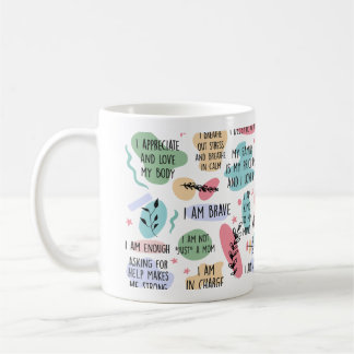Mug À ma mère Affirmations quotidiennes Fête des mères