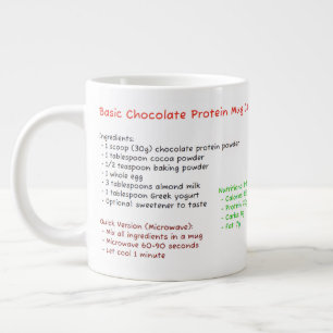 Mug à micro-ondes (Recette de gâteau à base de pro