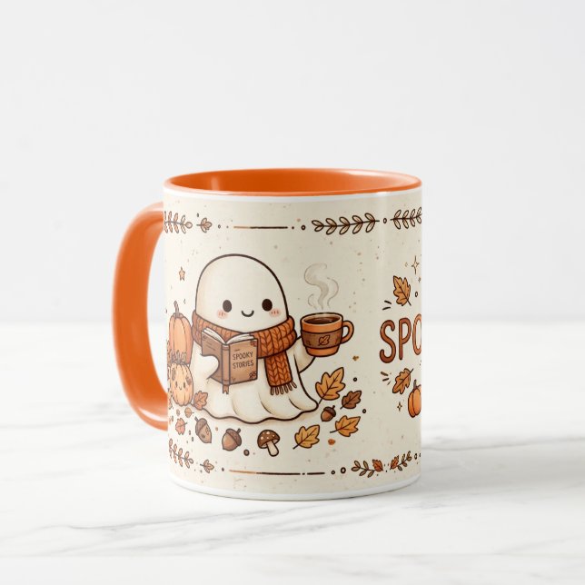 Mug À mon époque de livre effrayant (Devant gauche)