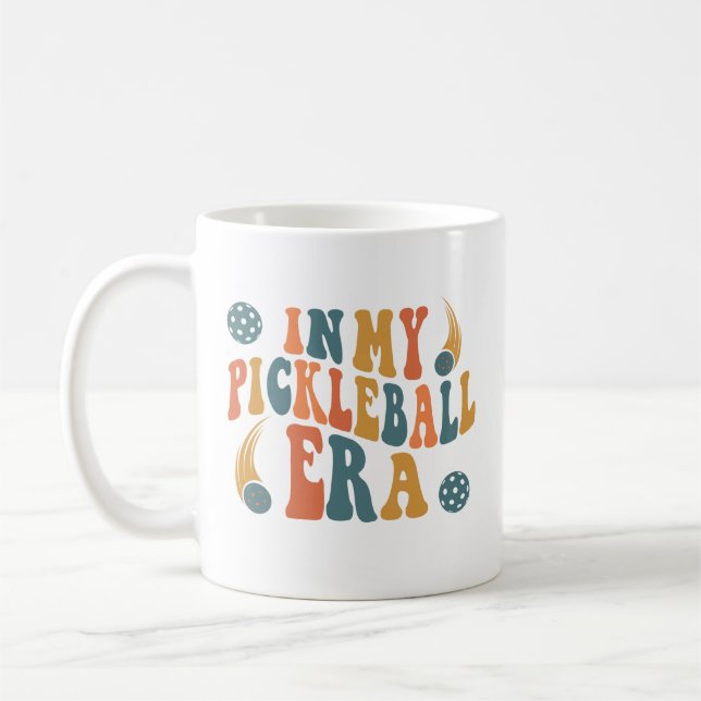 Mug À Mon Époque De Pickleball, Drôle Paddleball Dit : (Gauche)