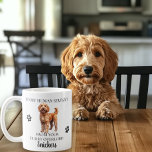 Mug À mon serviteur humain Funny Dog Goldendoodle chie<br><div class="desc">Cette conception peut être personnalisée dans la zone fournie en modifiant la photo et/ou le texte. Vous pouvez également le customiser en cliquant sur Personnaliser ce Modèle, puis en choisissant l'option cliquer pour customiser et supprimer ou modifier la couleur de l'arrière - plan, ajouter du texte, modifier la couleur ou...</div>