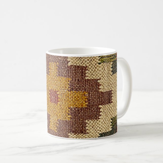 Mug à motif Kiliam traditionnel (Devant droit)