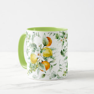 Mug à motifs floraux féminins